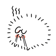 Posa, a fat Angolan rabbit sticker #3587750