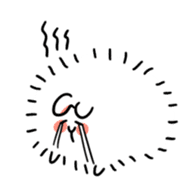 Posa, a fat Angolan rabbit sticker #3587750