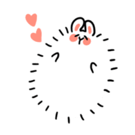 Posa, a fat Angolan rabbit sticker #3587751