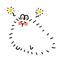 Posa, a fat Angolan rabbit sticker #3587755