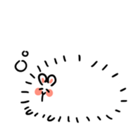 Posa, a fat Angolan rabbit sticker #3587756