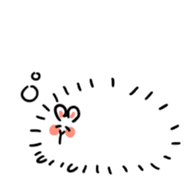 Posa, a fat Angolan rabbit sticker #3587756