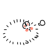 Posa, a fat Angolan rabbit sticker #3587757