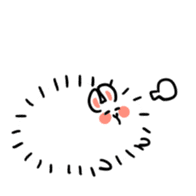 Posa, a fat Angolan rabbit sticker #3587757