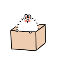 Posa, a fat Angolan rabbit sticker #3587759