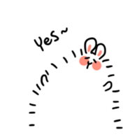 Posa, a fat Angolan rabbit sticker #3587761