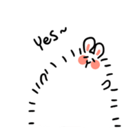 Posa, a fat Angolan rabbit sticker #3587761