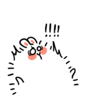 Posa, a fat Angolan rabbit sticker #3587763