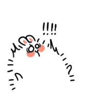 Posa, a fat Angolan rabbit sticker #3587763