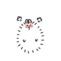 Posa, a fat Angolan rabbit sticker #3587764