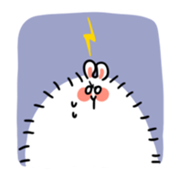 Posa, a fat Angolan rabbit sticker #3587766