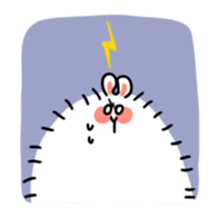 Posa, a fat Angolan rabbit sticker #3587766