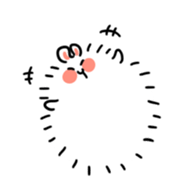 Posa, a fat Angolan rabbit sticker #3587772