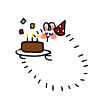 Posa, a fat Angolan rabbit sticker #3587775