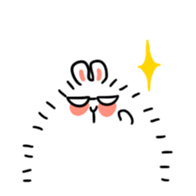 Posa, a fat Angolan rabbit sticker #3587778