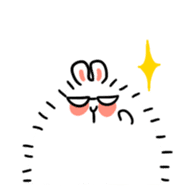 Posa, a fat Angolan rabbit sticker #3587778