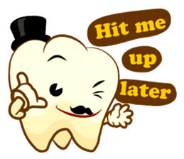 Tooth diddy's intentions sticker #3587805