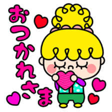 Colorful pop Sarueru chan sticker #3588870