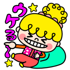 Colorful pop Sarueru chan sticker #3588873