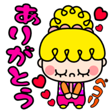 Colorful pop Sarueru chan sticker #3588878