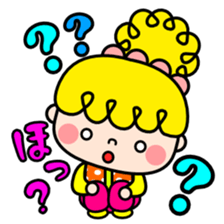 Colorful pop Sarueru chan sticker #3588881