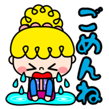 Colorful pop Sarueru chan sticker #3588882