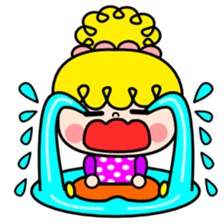 Colorful pop Sarueru chan sticker #3588883