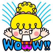 Colorful pop Sarueru chan sticker #3588885