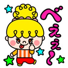 Colorful pop Sarueru chan sticker #3588890