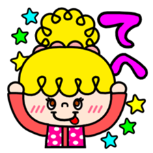 Colorful pop Sarueru chan sticker #3588893