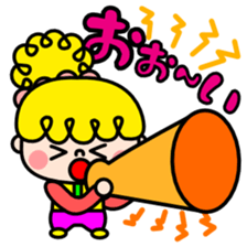 Colorful pop Sarueru chan sticker #3588899