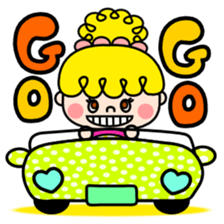 Colorful pop Sarueru chan sticker #3588900