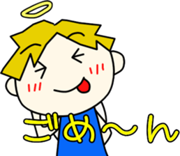 Angel-kun of blue clothing part3 sticker #3589474