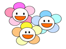 Colorful Flowers sticker #3589865