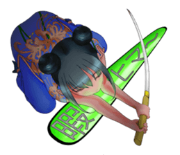 kung fu momo-chan sticker #3589887