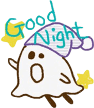 A kawaii ghost sticker #3590587