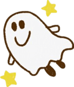 A kawaii ghost sticker #3590619