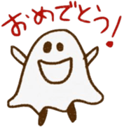 A kawaii ghost sticker #3590622
