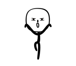 stick man came back sticker #3591019