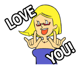 Kawaii MAGGIE-chan stickers! sticker #3591047