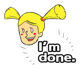 Kawaii MAGGIE-chan stickers! sticker #3591056