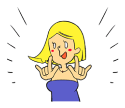 Kawaii MAGGIE-chan stickers! sticker #3591062