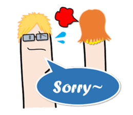 FINGER FAMILY yubi-nin sticker #3592072