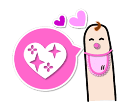 FINGER FAMILY yubi-nin sticker #3592074
