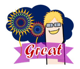 FINGER FAMILY yubi-nin sticker #3592075