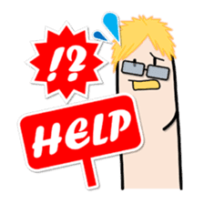 FINGER FAMILY yubi-nin sticker #3592084
