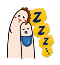 FINGER FAMILY yubi-nin sticker #3592085