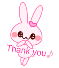 Messenger Rabbit 3 -Basics-(English) sticker #3592348