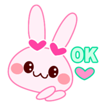 Messenger Rabbit 3 -Basics-(English) sticker #3592351