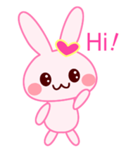 Messenger Rabbit 3 -Basics-(English) sticker #3592352